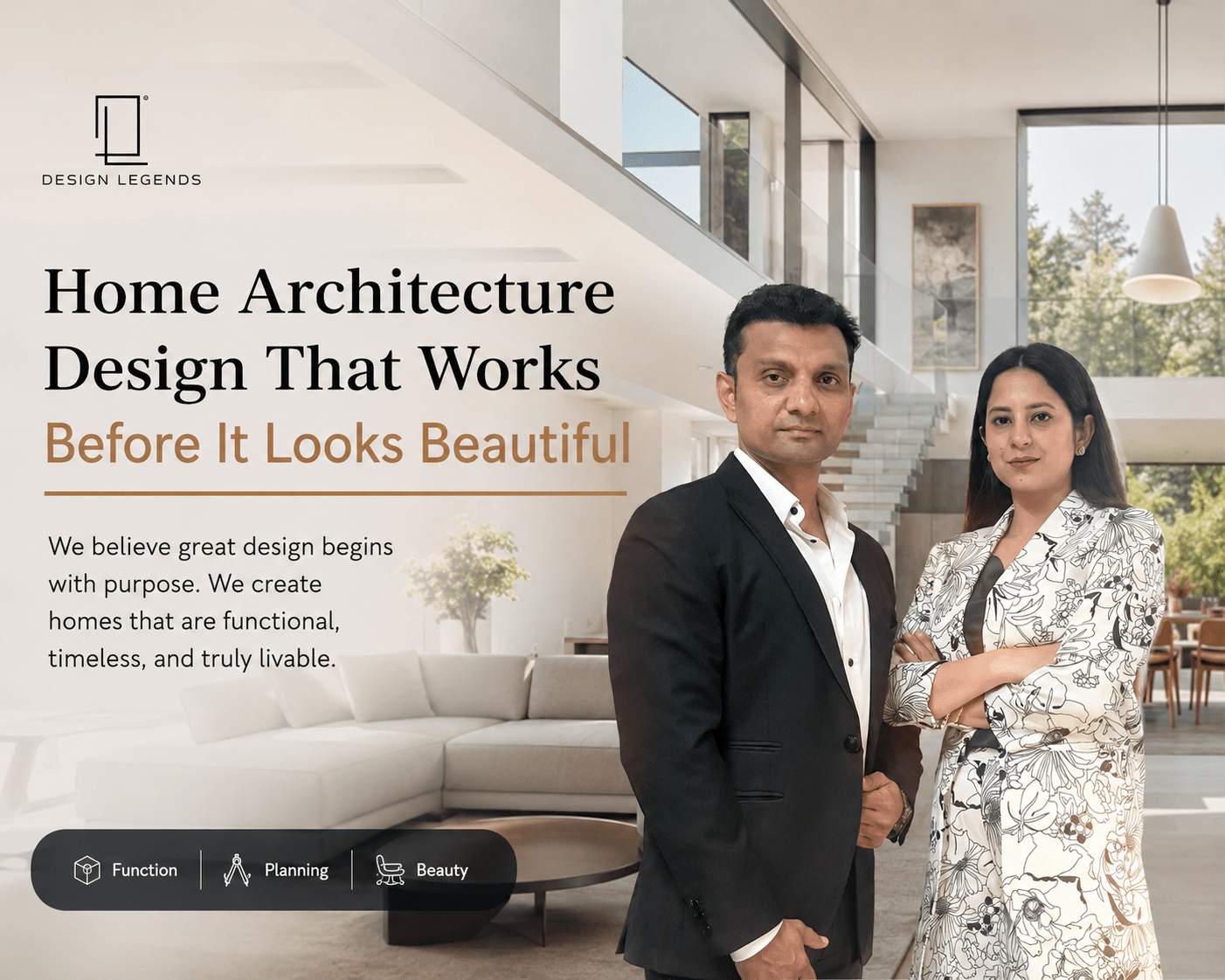Home Architecture Design for Practical Luxury Homes in India